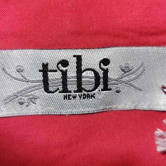 TIBI EYELET DESIGNER RED DRESS Final Discount - Picture 8 of 11